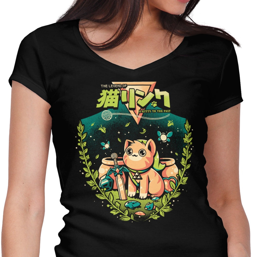 A Cat to the Past - Women's V-Neck product image 3