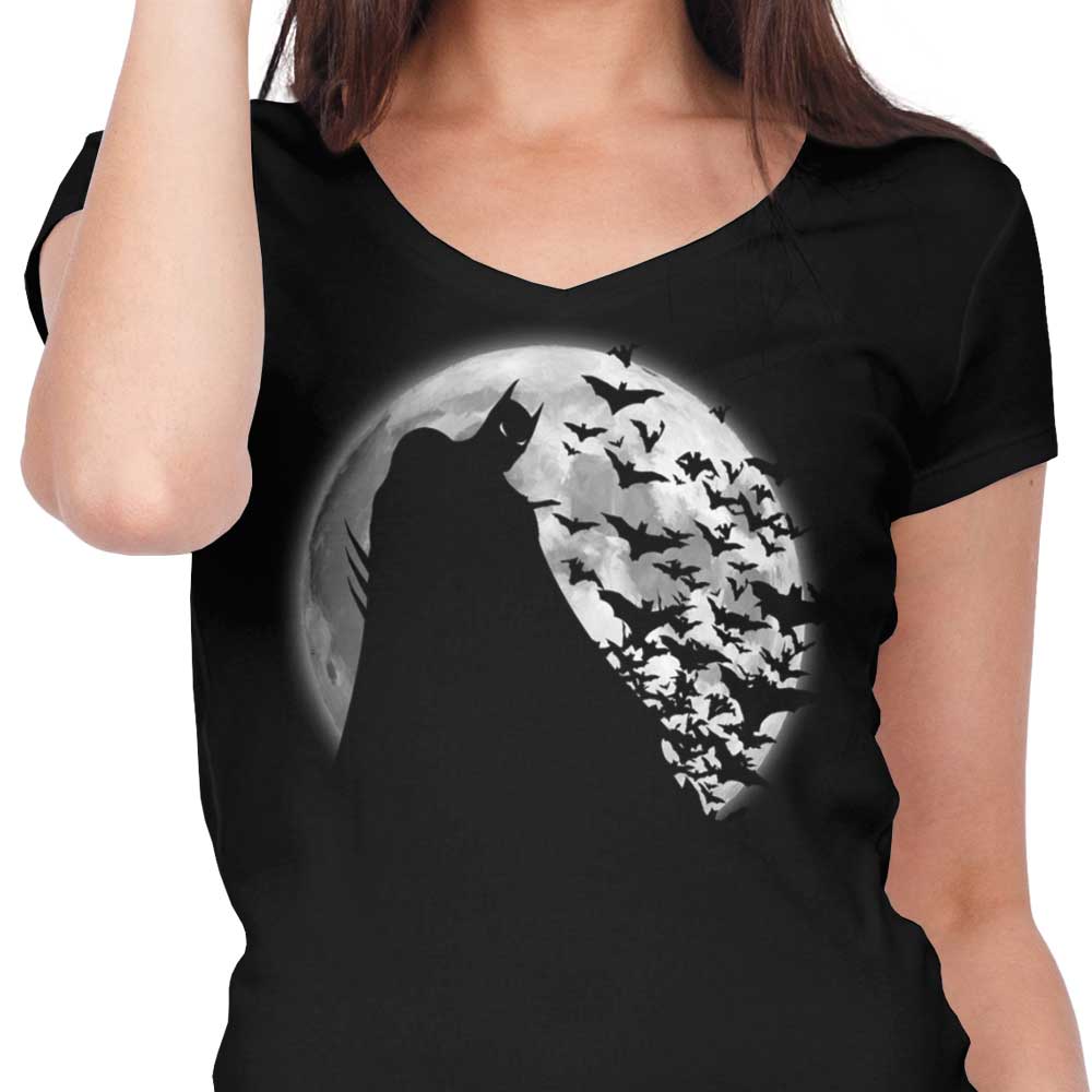 Bats Under the Moon - Women's V-Neck product image 4