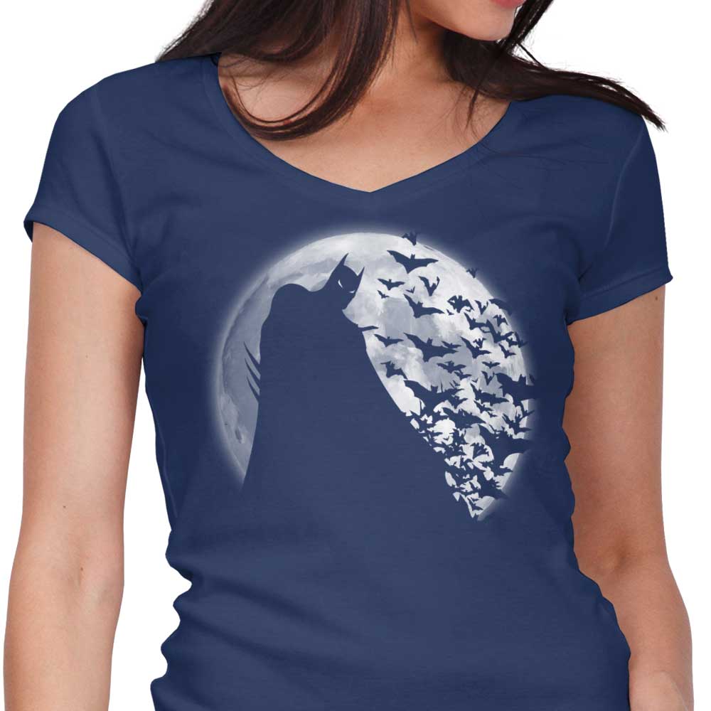 Bats Under the Moon - Women's V-Neck product image 3