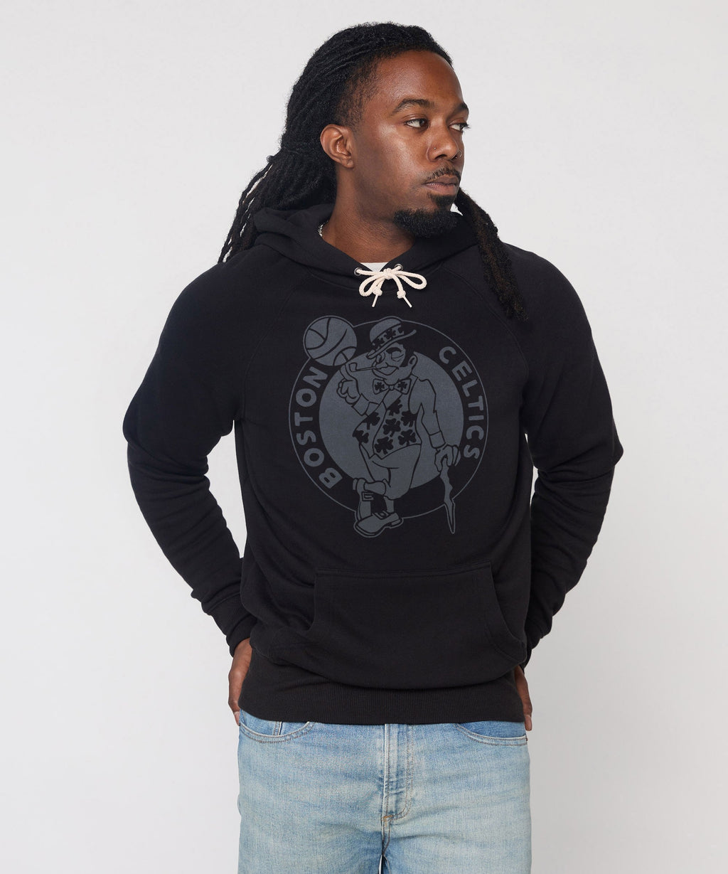 Boston Celtics Logo Blackout Hoodie product image 3