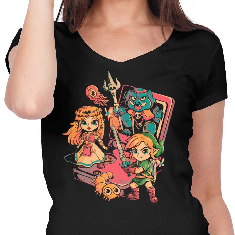Brave Game Boy - Women's V-Neck product image 4