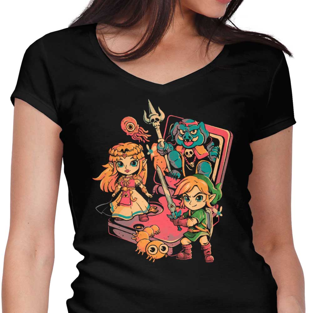 Brave Game Boy - Women's V-Neck product image 1