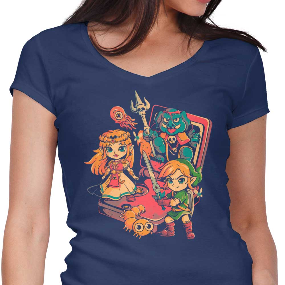Brave Game Boy - Women's V-Neck product image 3