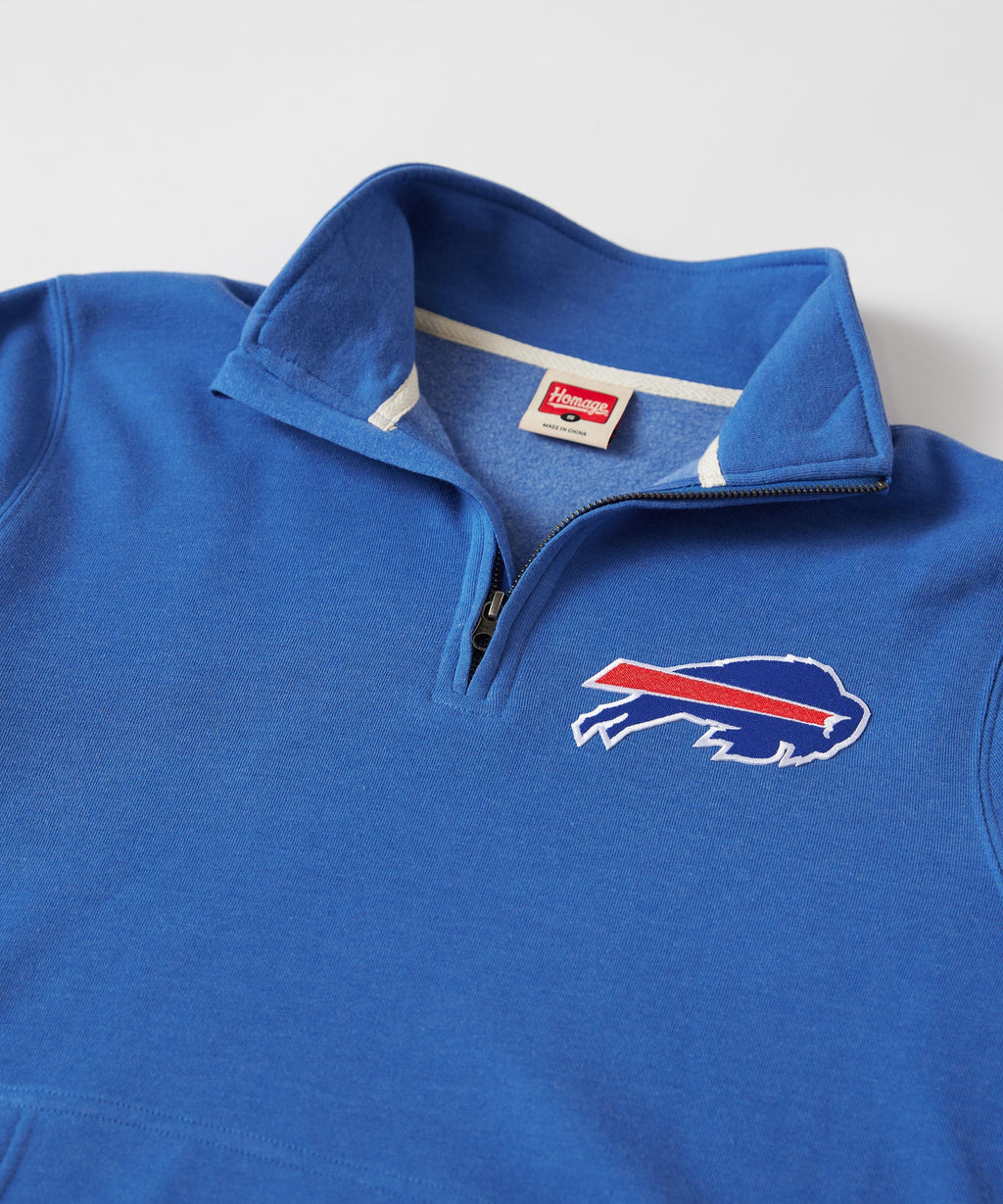 Buffalo Bills '74 Applique Quarter Zip Pullover