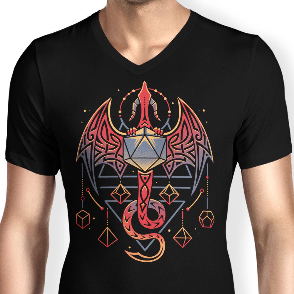 Celtic Dragon Dice - Men's V-Neck product image 4