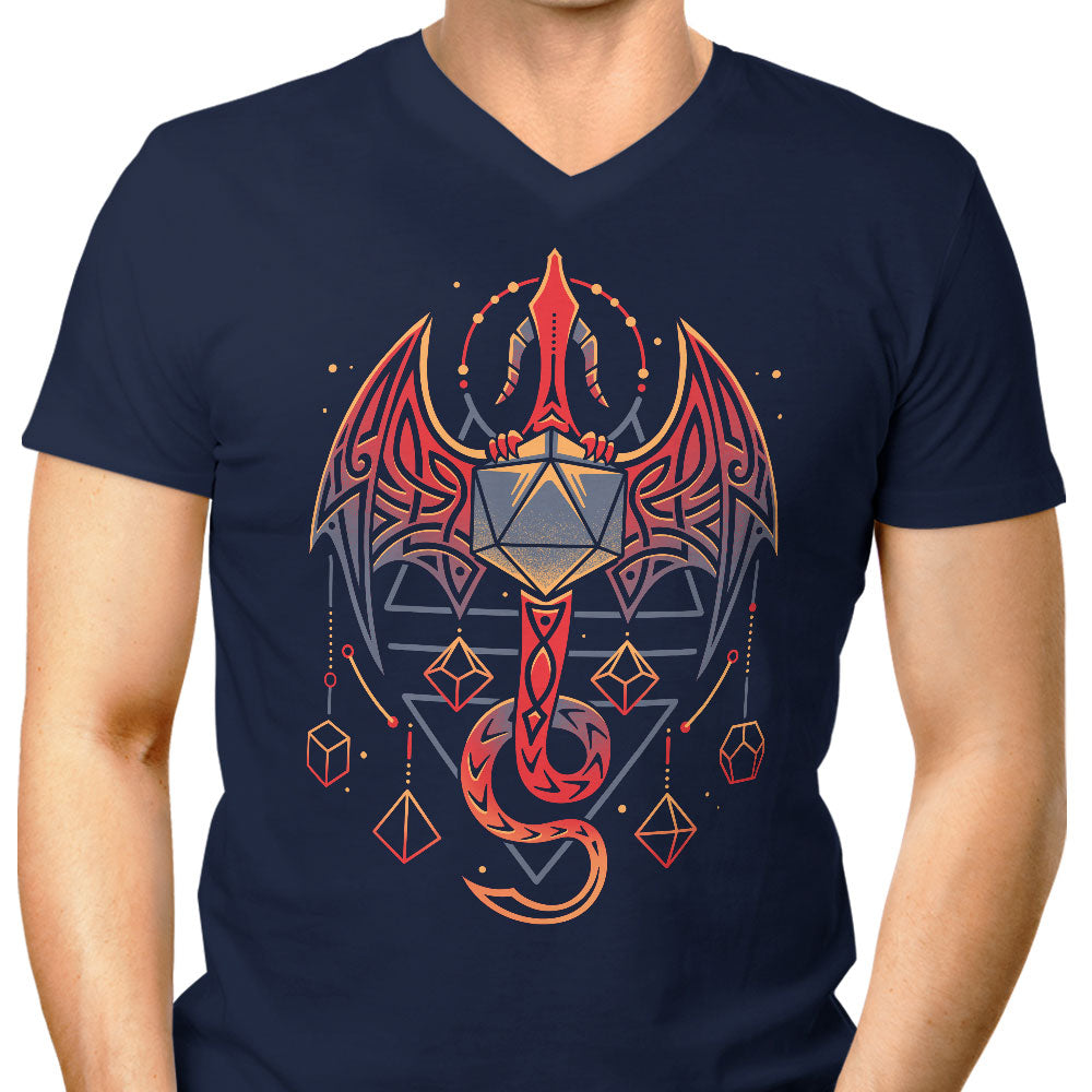 Celtic Dragon Dice - Men's V-Neck product image 3