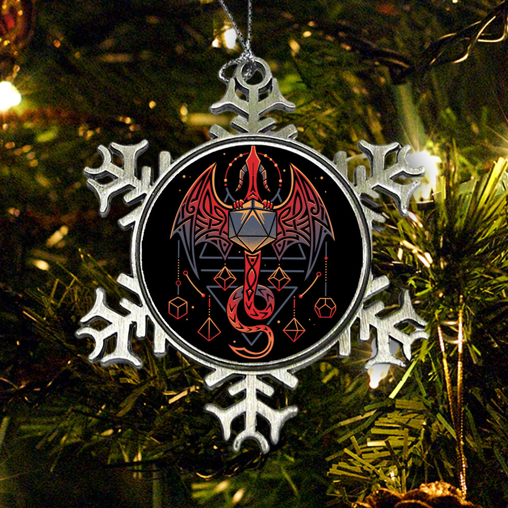 Celtic Dragon Dice - Ornament product image 1