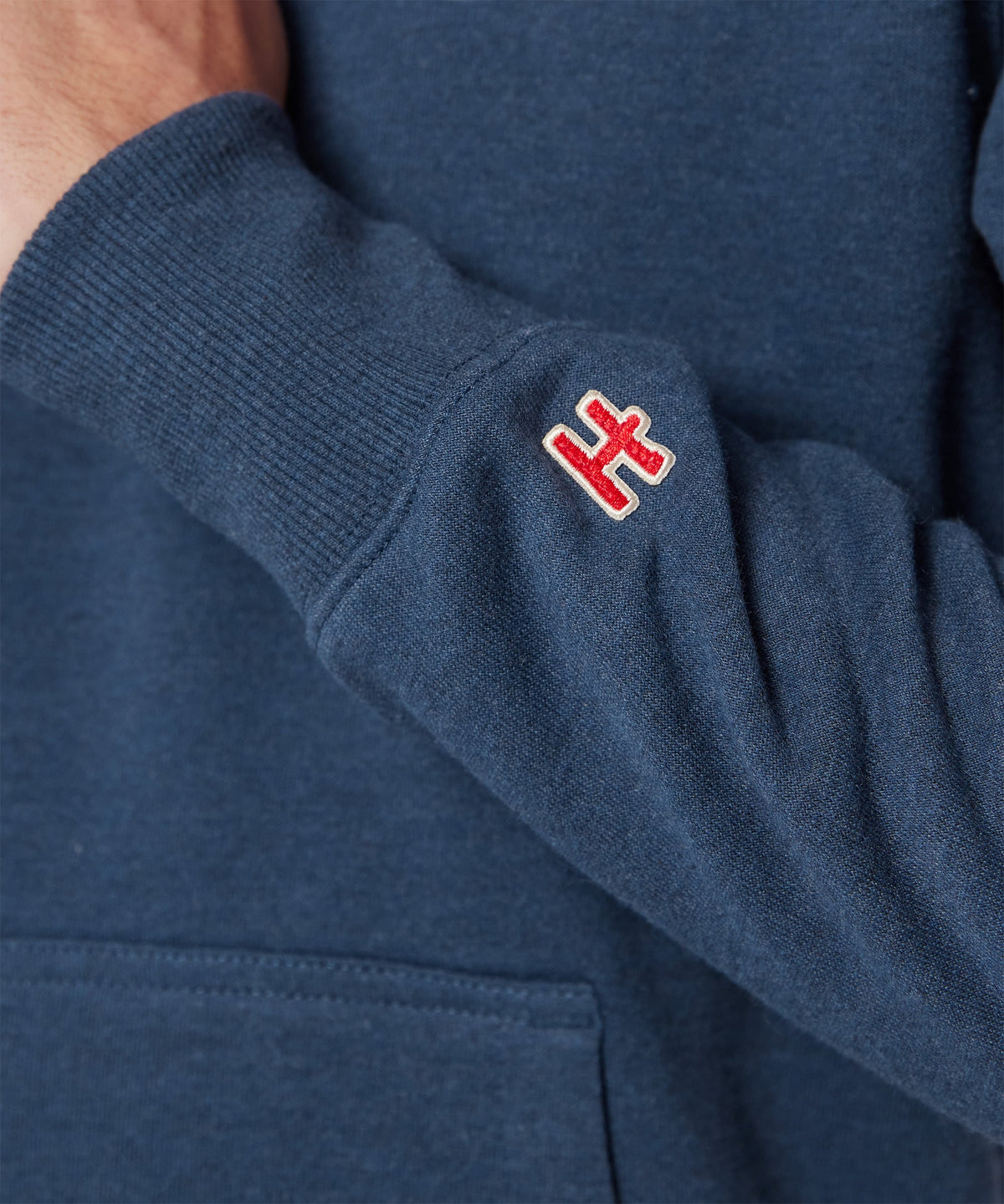 Chicago Bears Alt Logo '63 Applique Quarter Zip Pullover