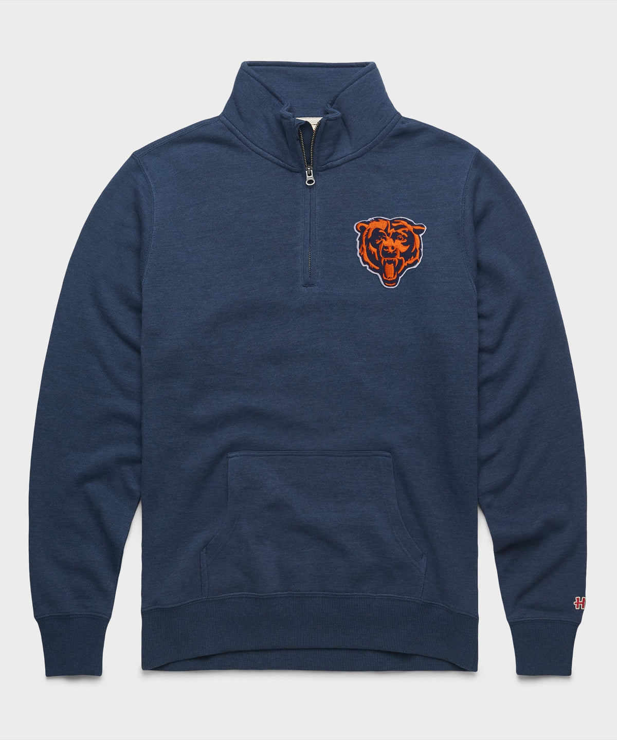 Chicago Bears Alt Logo '63 Applique Quarter Zip Pullover