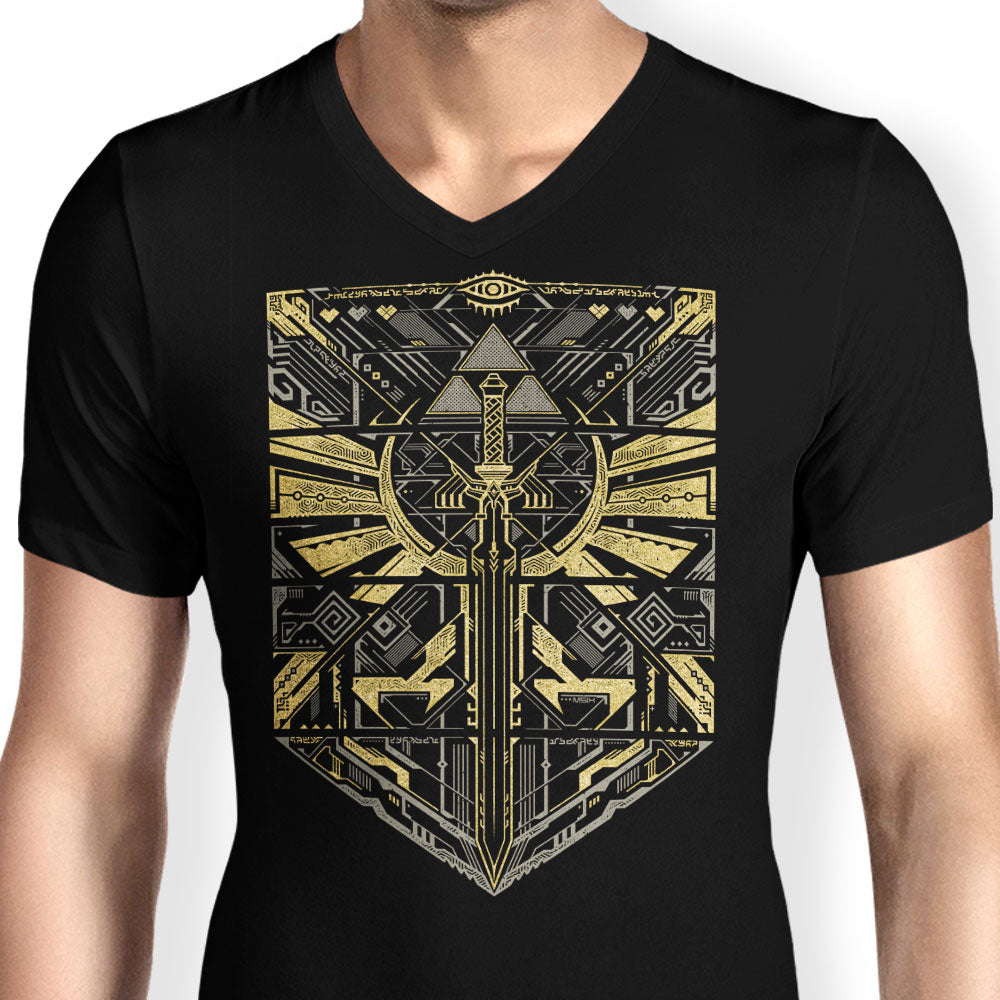 Cyber Hero Gold - Men's V-Neck product image 4