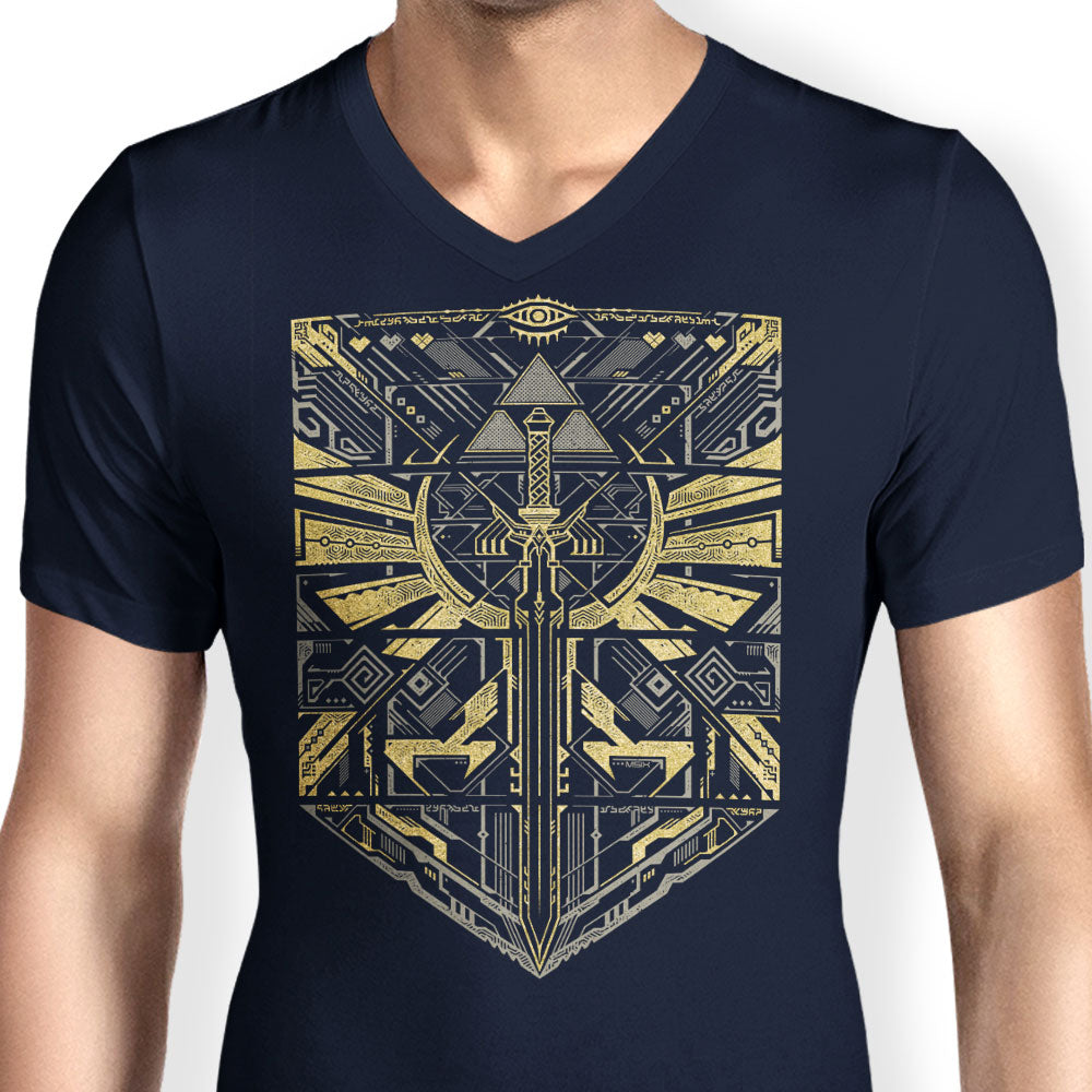 Cyber Hero Gold - Men's V-Neck product image 5