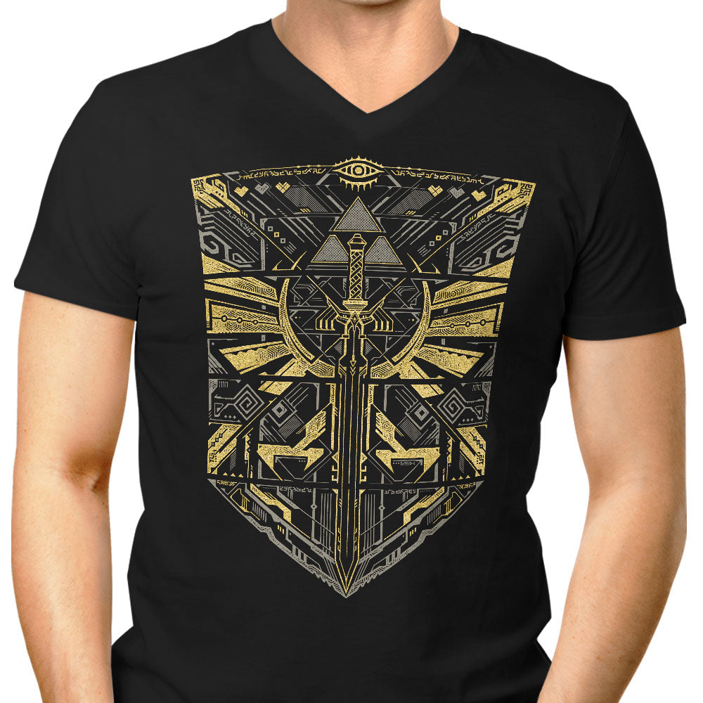 Cyber Hero Gold - Men's V-Neck product image 1