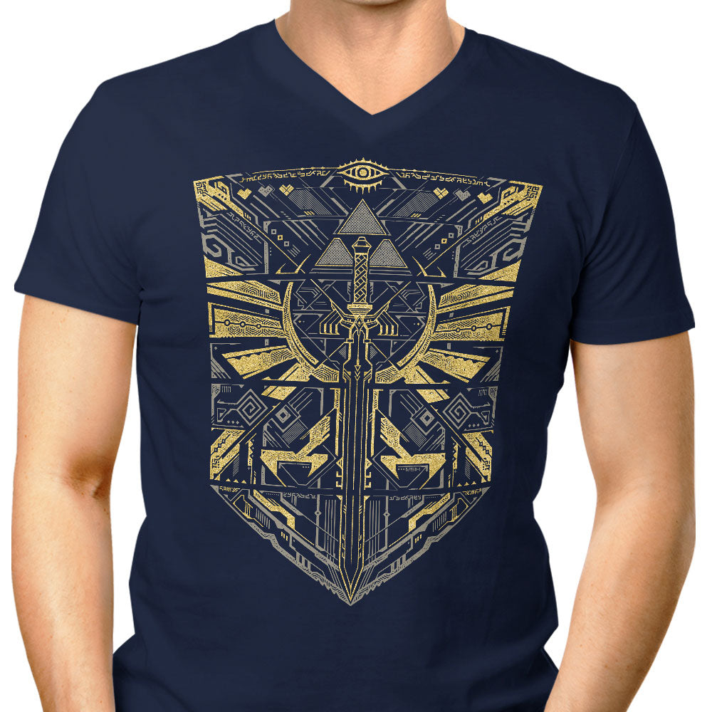 Cyber Hero Gold - Men's V-Neck product image 3