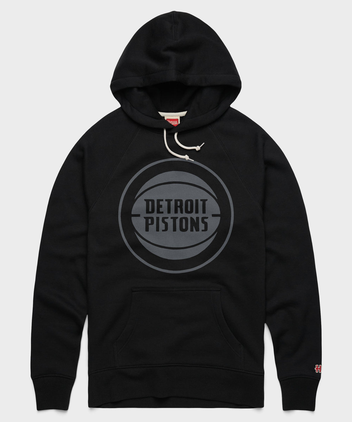 Detroit Pistons Logo Blackout Hoodie product image 1