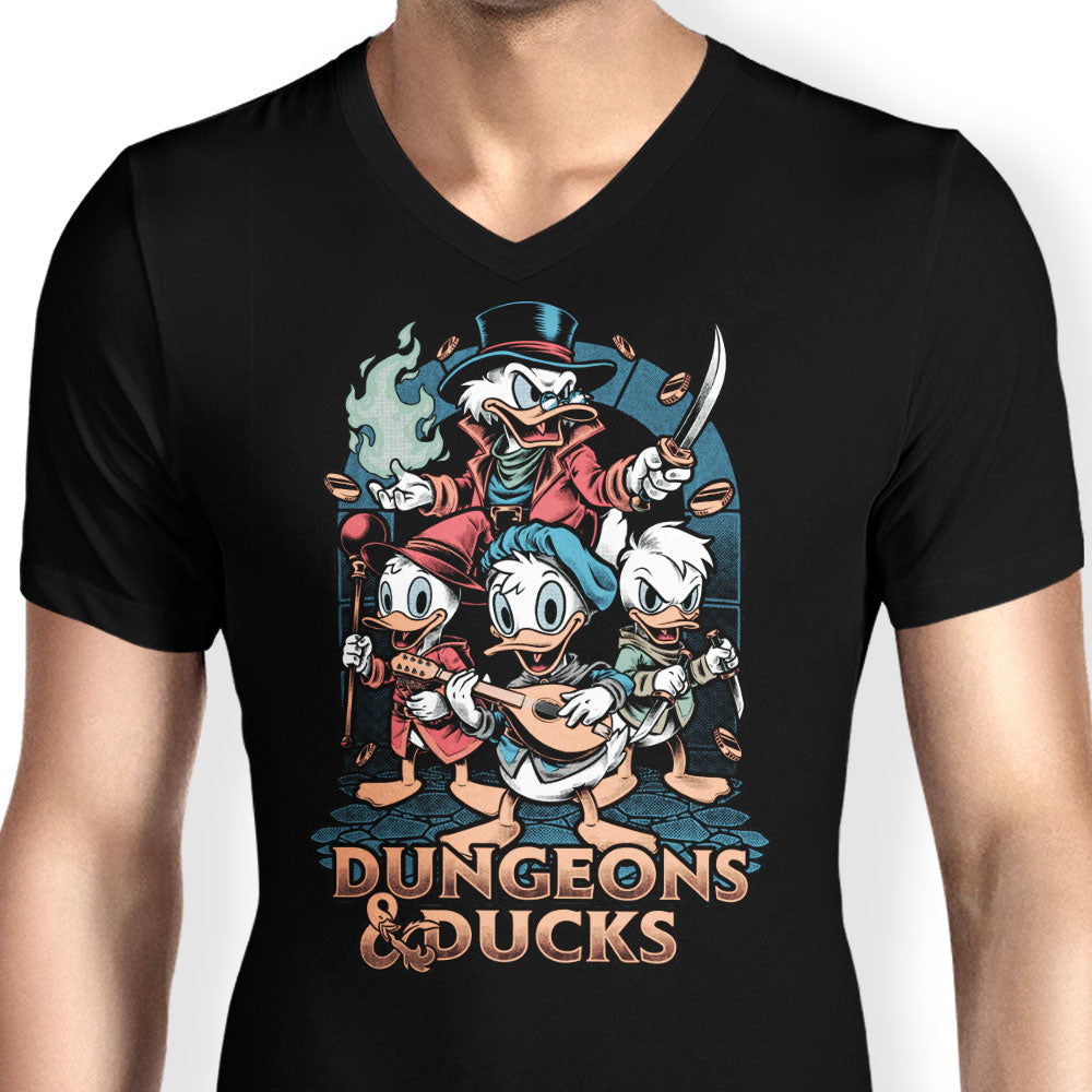 Dungeons and Ducks - Men's V-Neck product image 4
