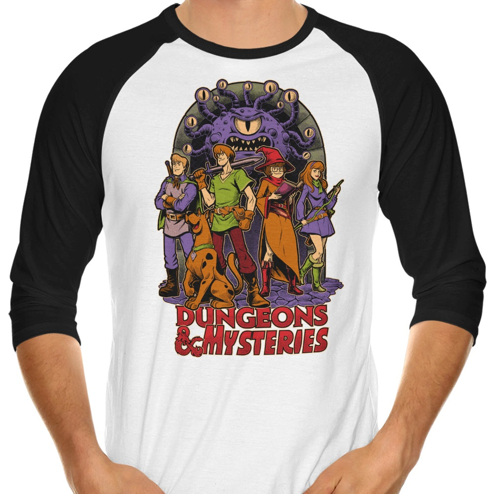 Dungeons and Mysteries - 3/4 Sleeve Raglan T-Shirt product image 1