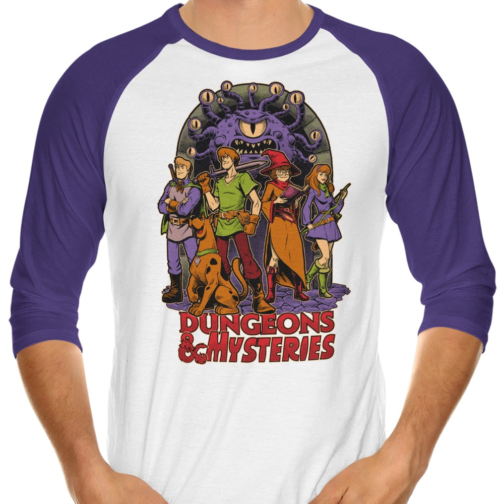 Dungeons and Mysteries - 3/4 Sleeve Raglan T-Shirt product image 3
