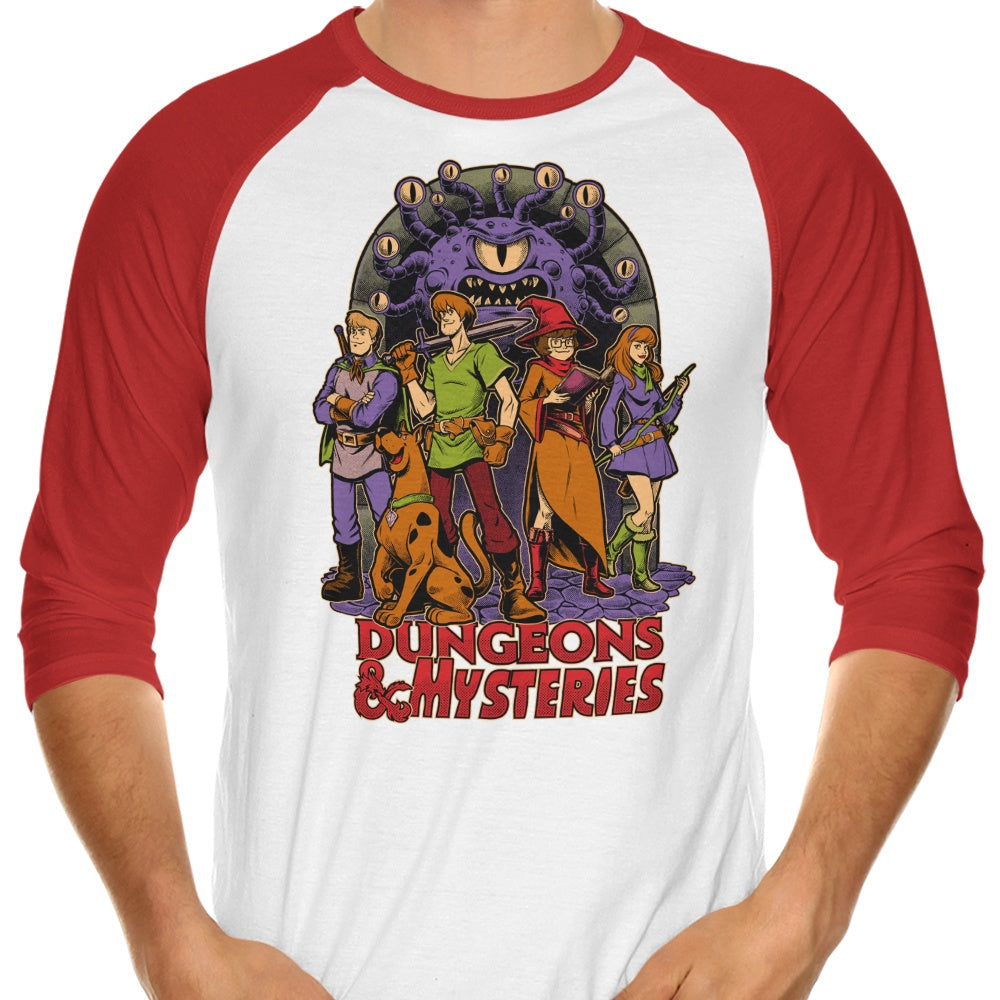 Dungeons and Mysteries - 3/4 Sleeve Raglan T-Shirt product image 4