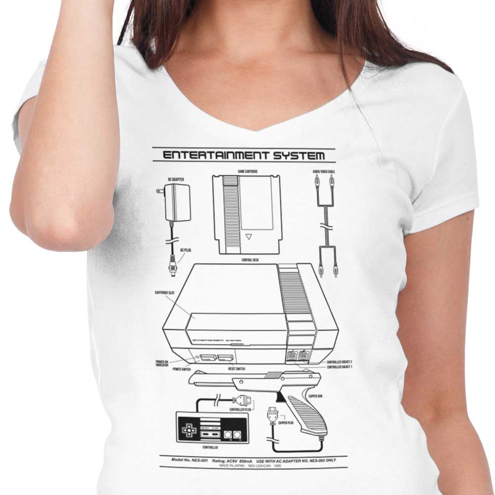 Entertainment System (Alt) - Women's V-Neck product image 6