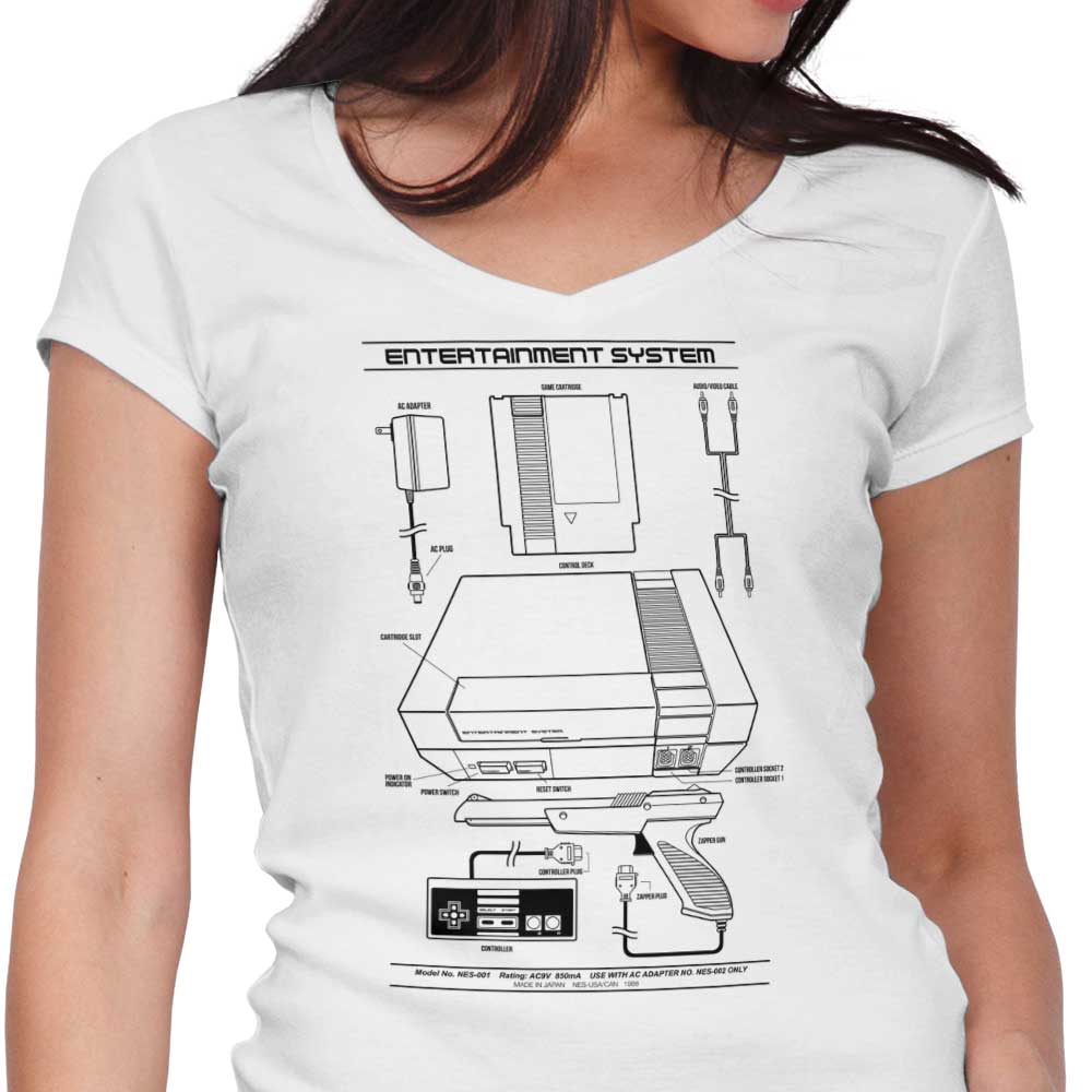 Entertainment System (Alt) - Women's V-Neck product image 9