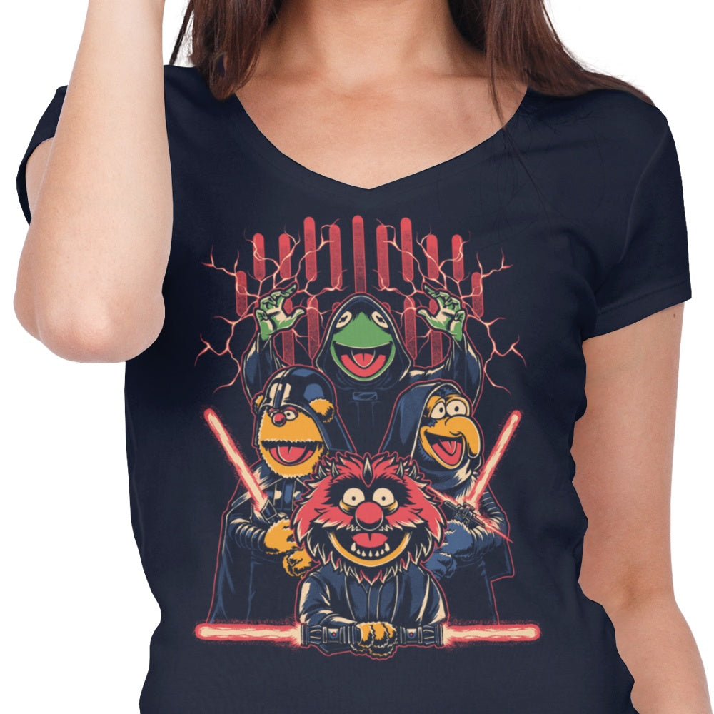 Evil Dark Puppets - Women's V-Neck product image 5
