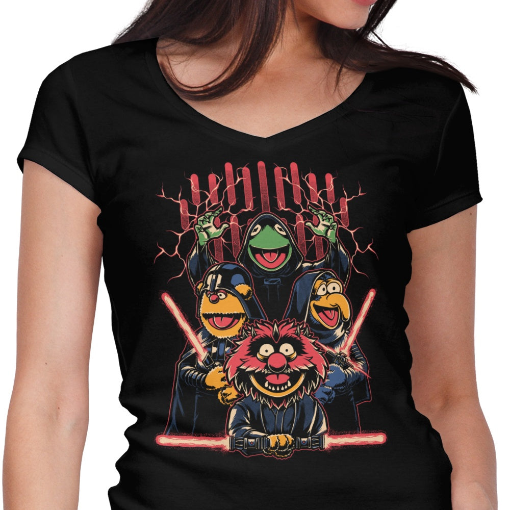 Evil Dark Puppets - Women's V-Neck product image 1