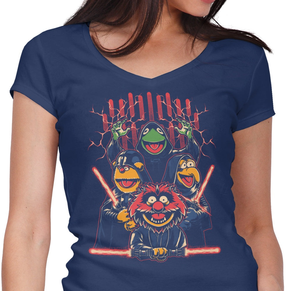 Evil Dark Puppets - Women's V-Neck product image 3