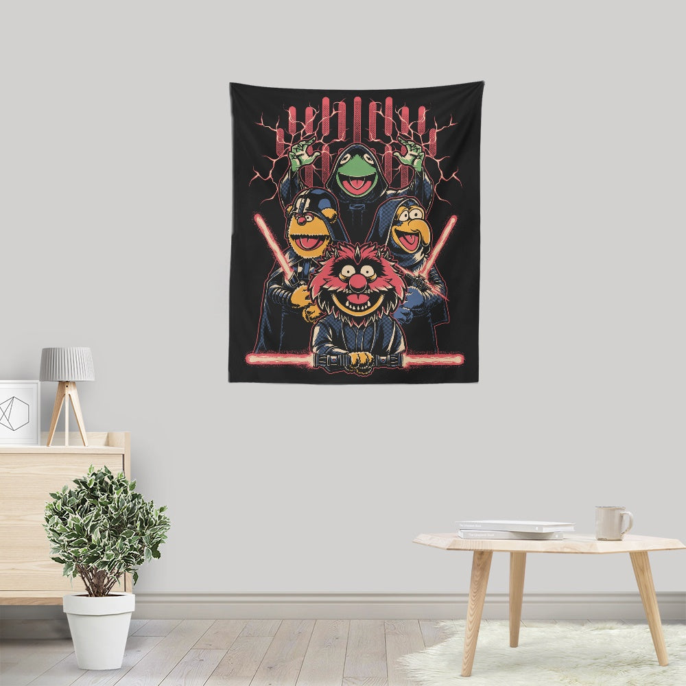 Evil Dark Puppets - Wall Tapestry