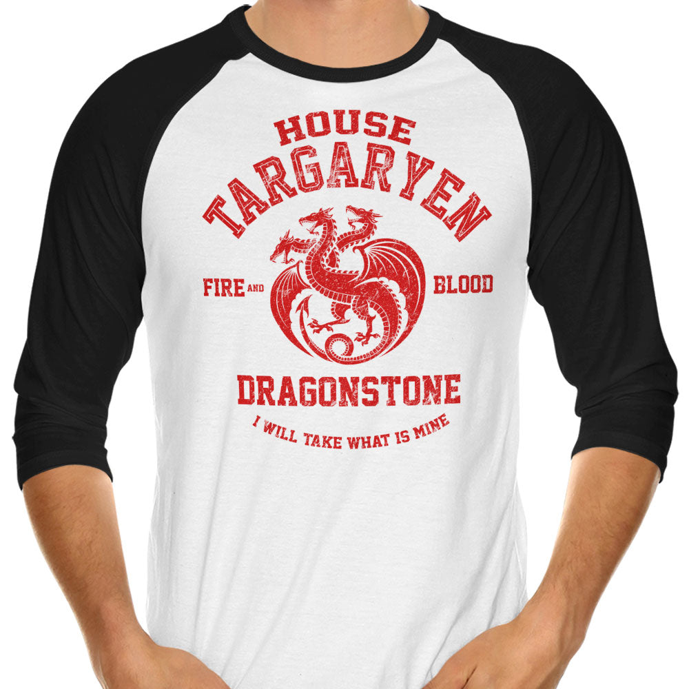 Fire and Blood - 3/4 Sleeve Raglan T-Shirt product image 3
