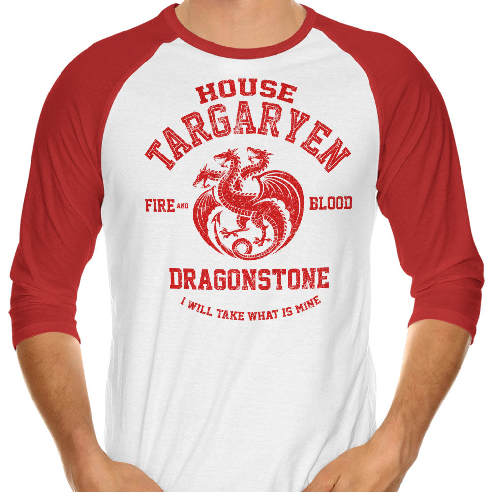 Fire and Blood - 3/4 Sleeve Raglan T-Shirt product image 1