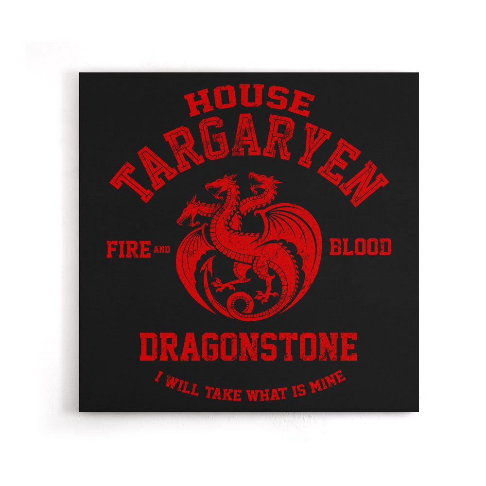 Fire and Blood - Canvas Print
