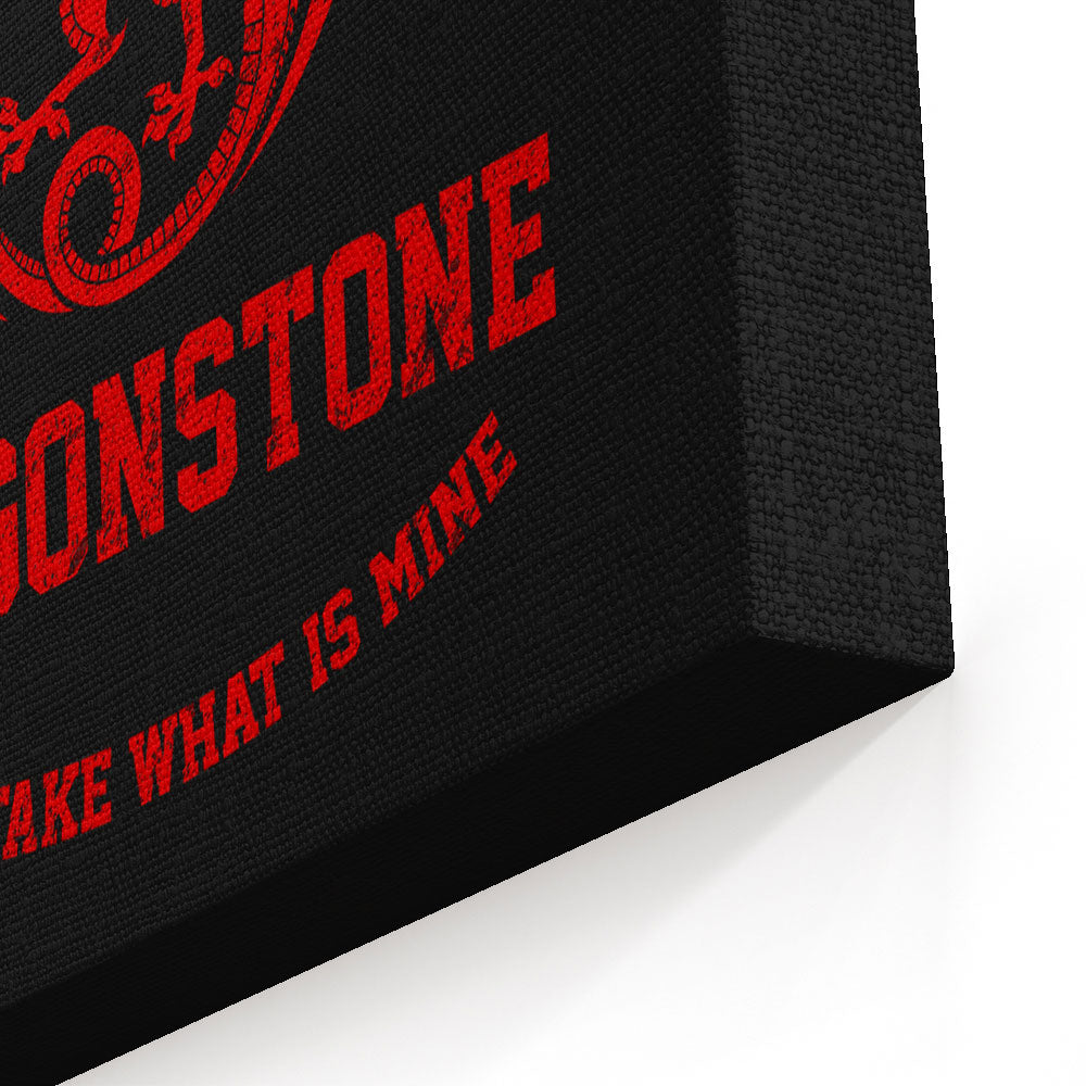 Fire and Blood - Canvas Print