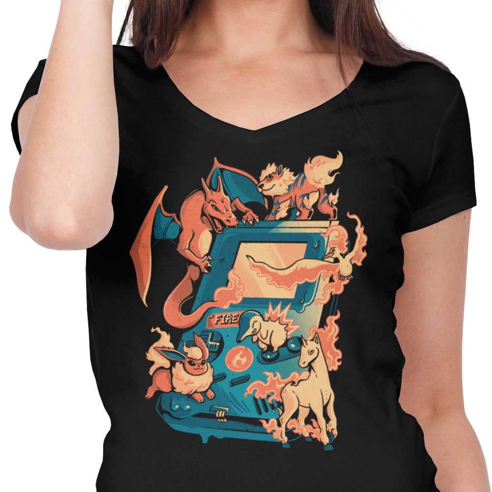 Fire Game - Women's V-Neck product image 4