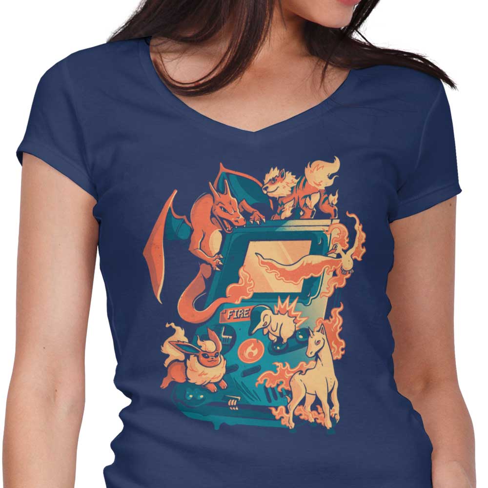 Fire Game - Women's V-Neck product image 3