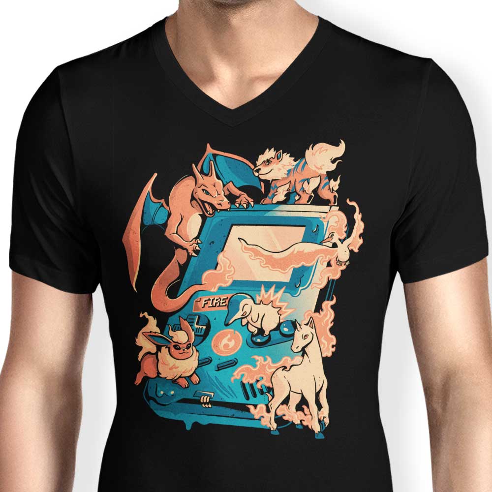 Fire Game - Men's V-Neck product image 4