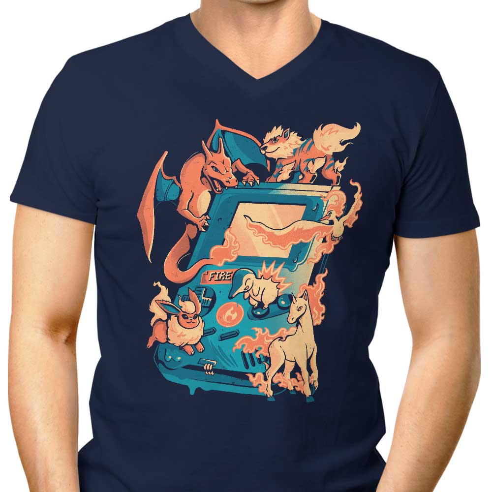 Fire Game - Men's V-Neck product image 3