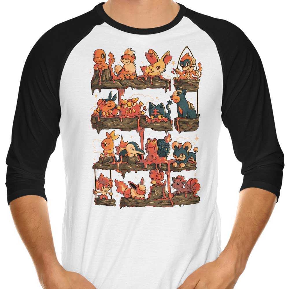 Fire Shelf - 3/4 Sleeve Raglan T-Shirt product image 3