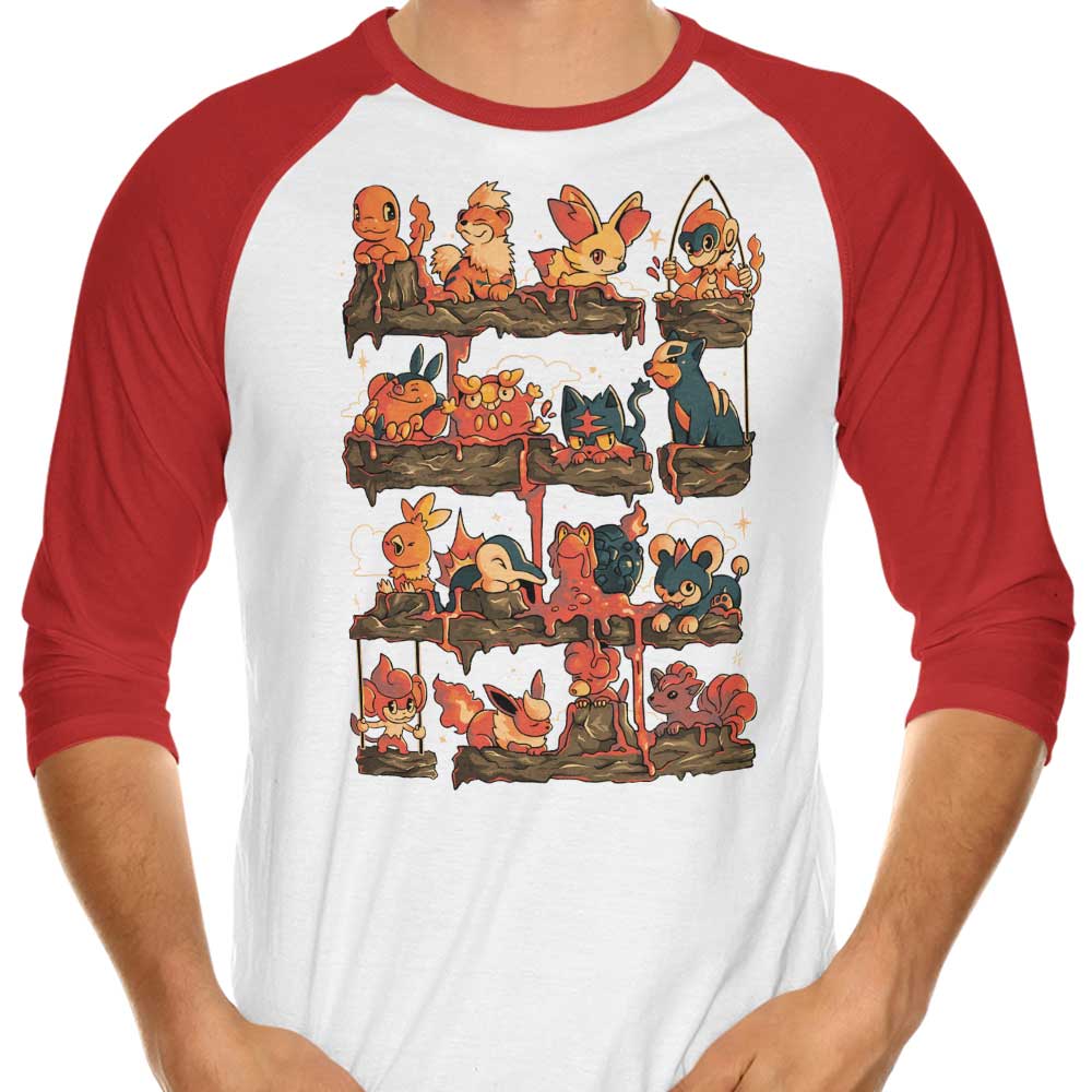 Fire Shelf - 3/4 Sleeve Raglan T-Shirt product image 1