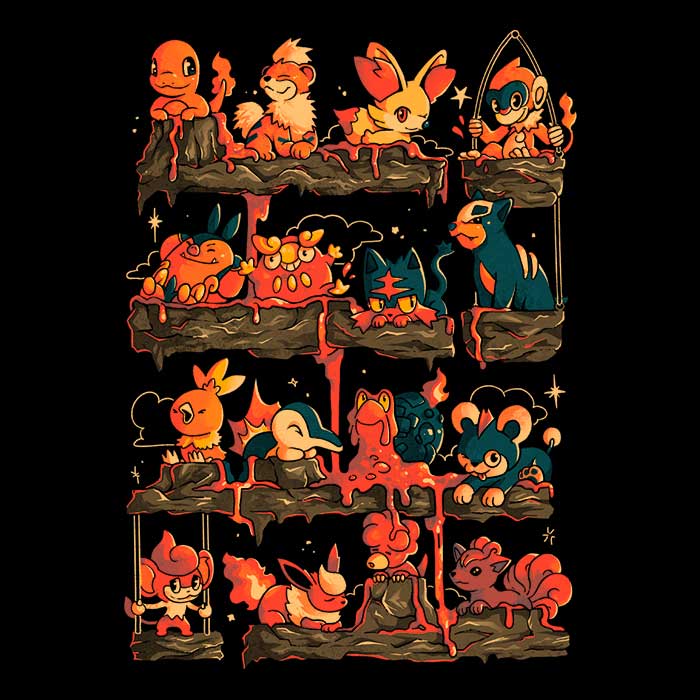 Fire Shelf - Wall Tapestry