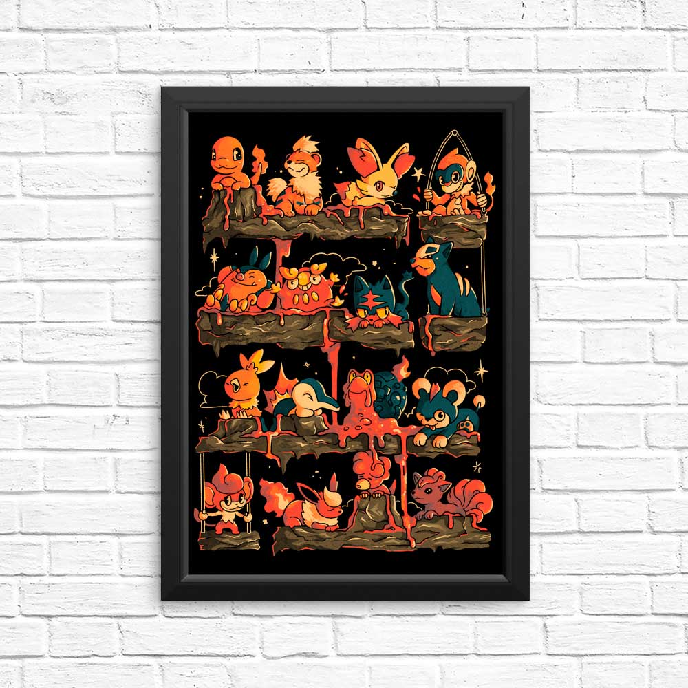 Fire Shelf - Posters & Prints
