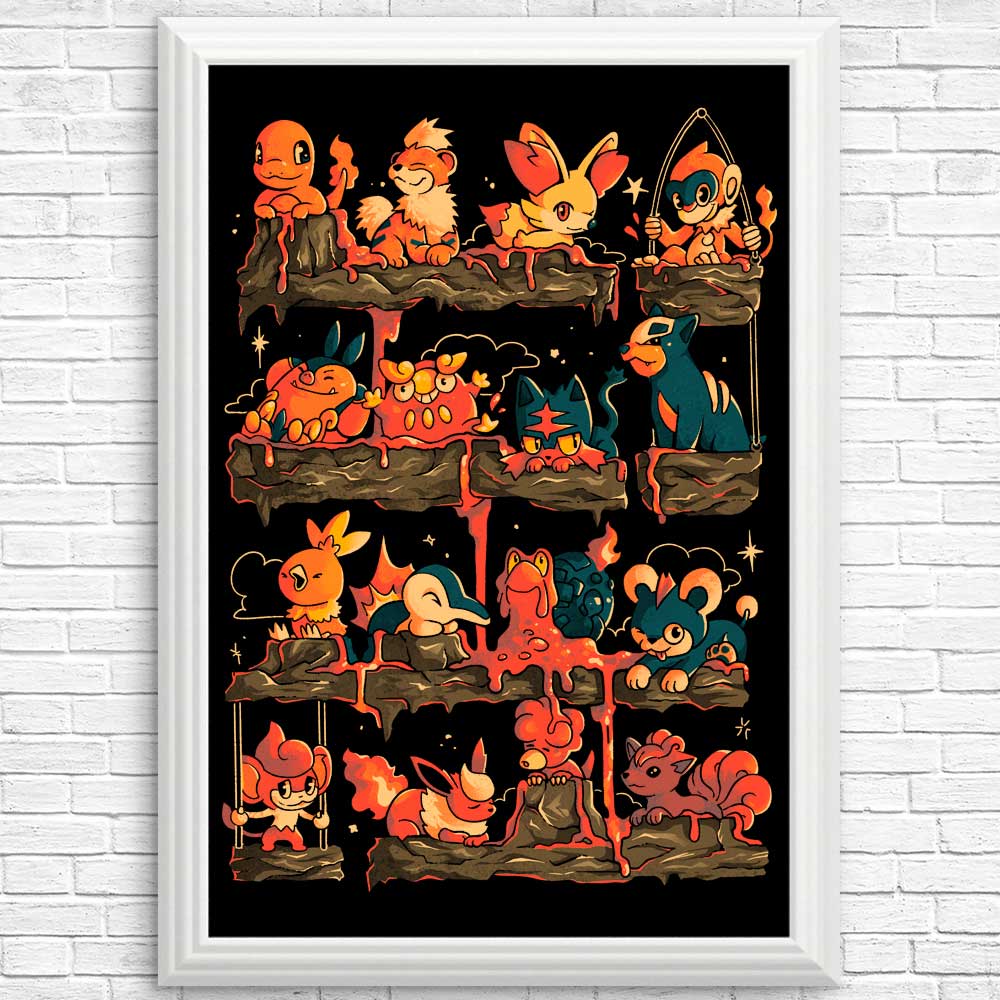 Fire Shelf - Posters & Prints