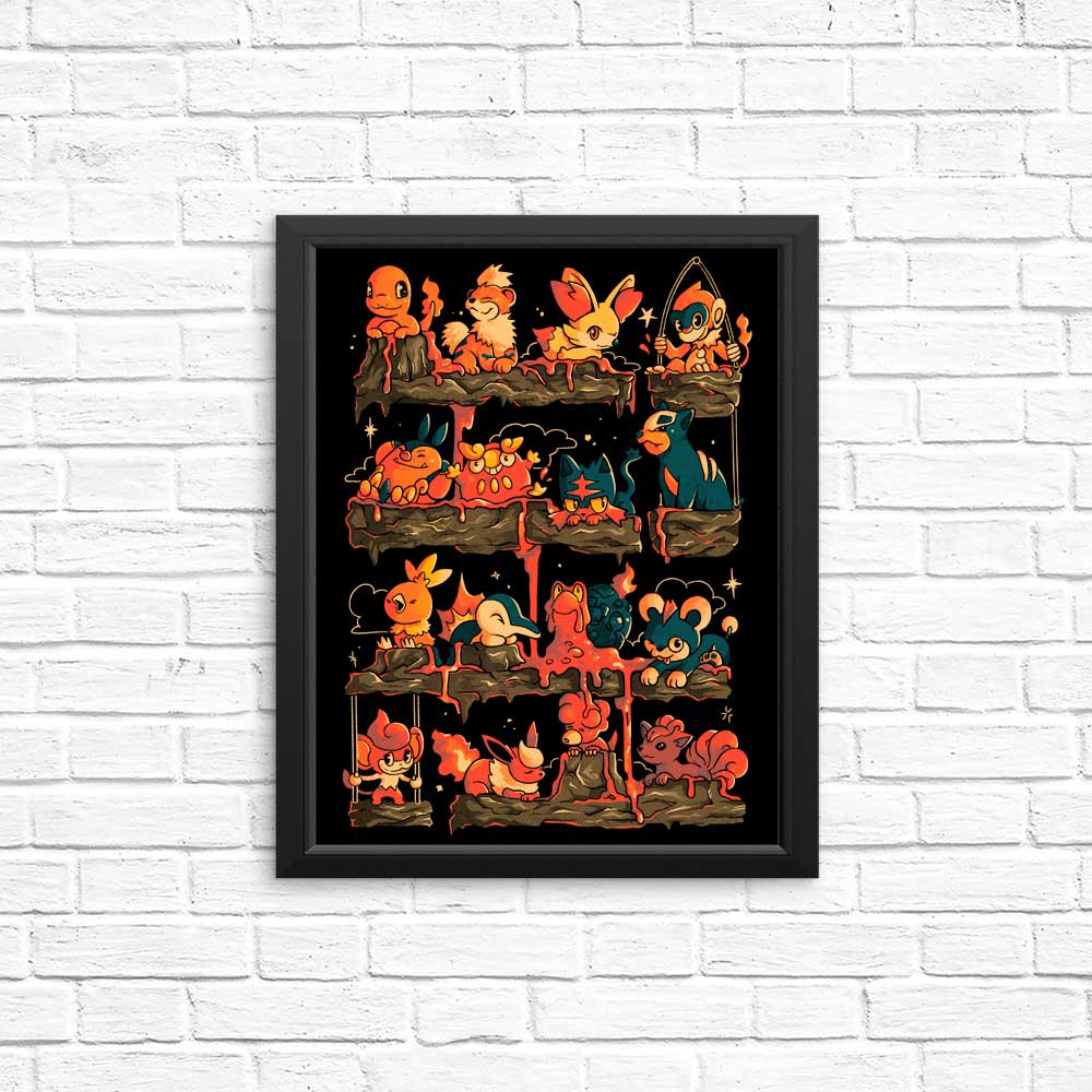 Fire Shelf - Posters & Prints