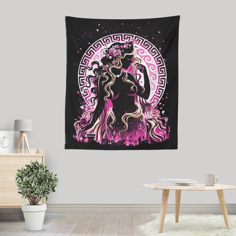 Goddess of Love and Beauty - Wall Tapestry