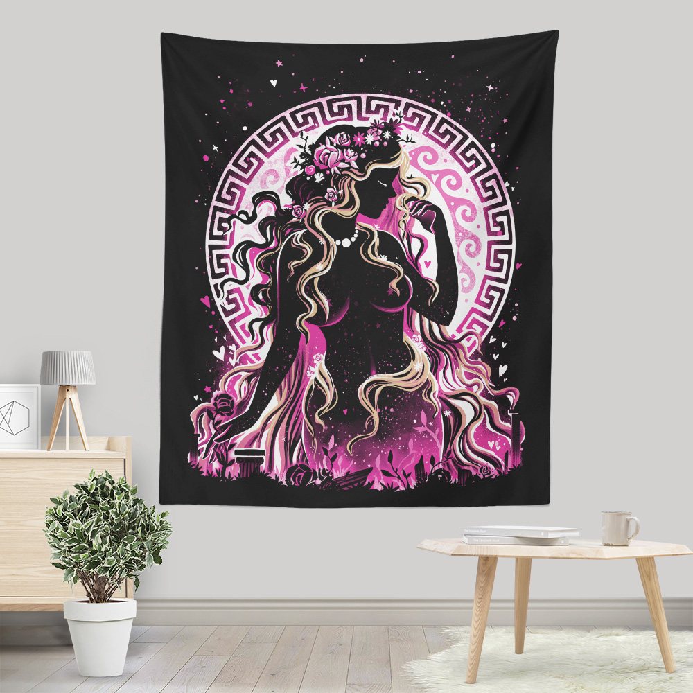Goddess of Love and Beauty - Wall Tapestry