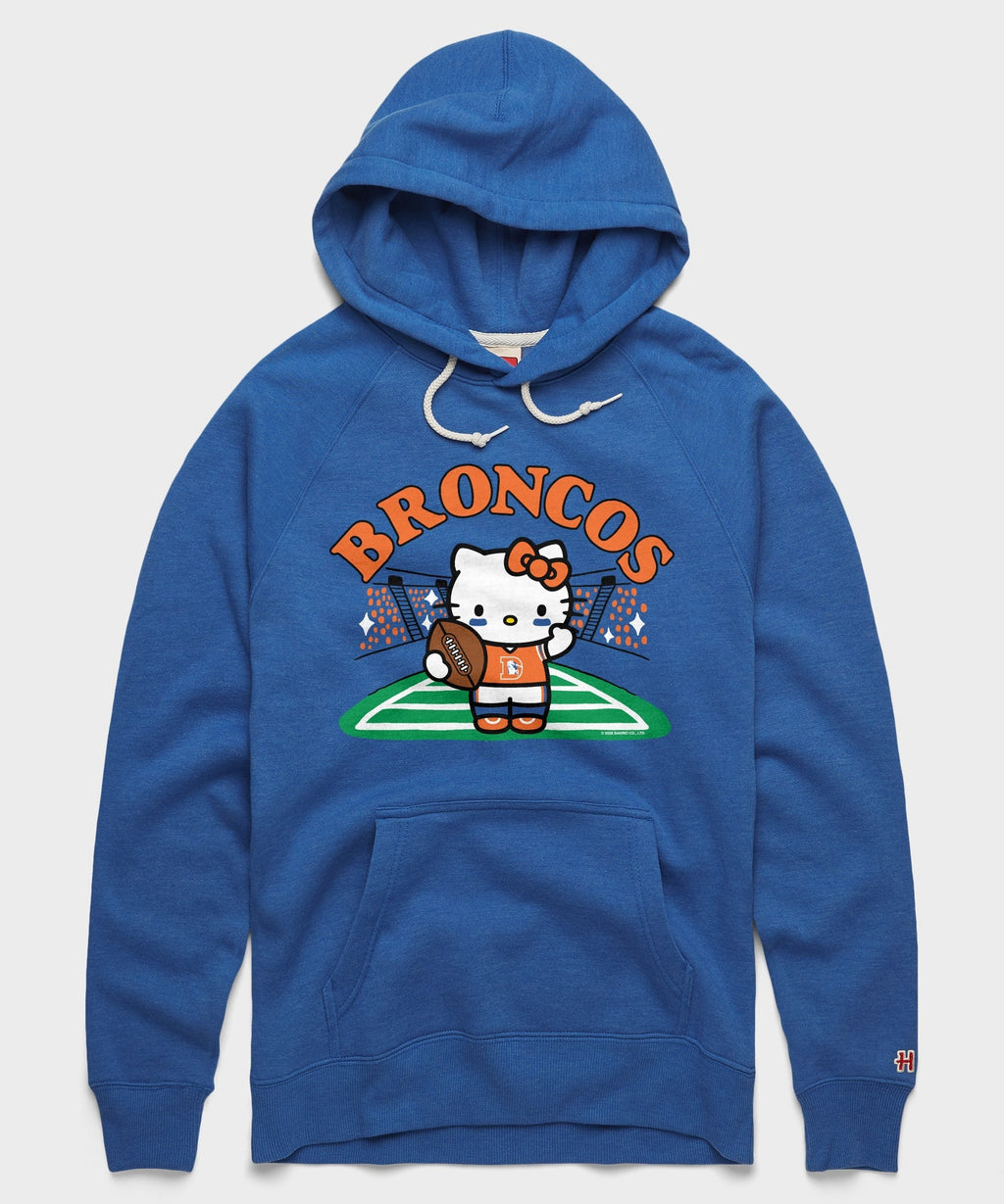 Hello Kitty x Denver Broncos Retro Football Hoodie product image 1