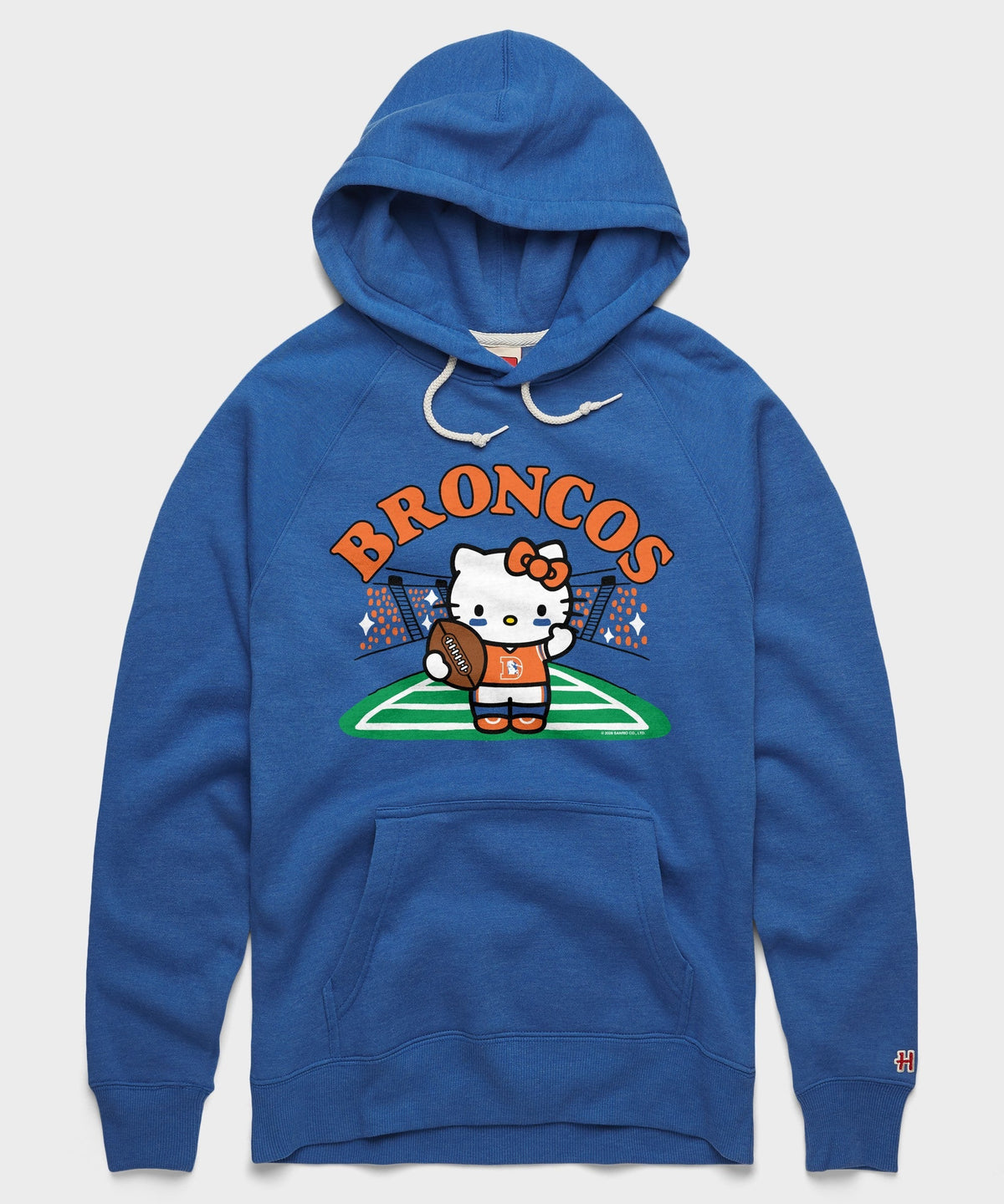 Hello Kitty x Denver Broncos Retro Football Hoodie product image 1