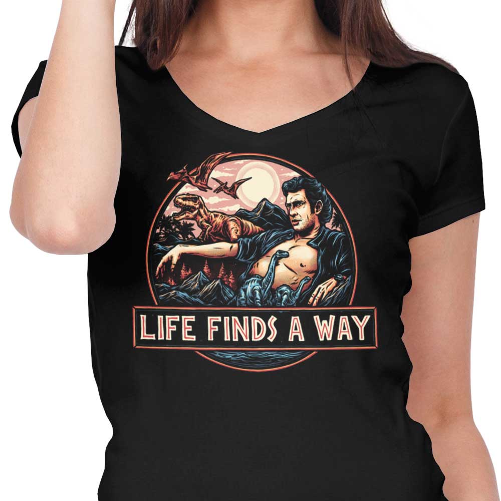 Life Finds a Way - Women's V-Neck product image 4