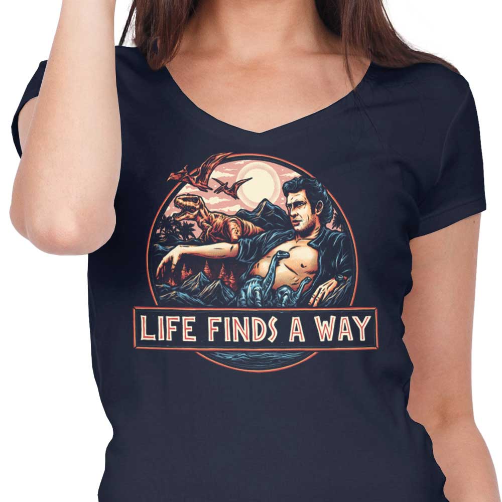 Life Finds a Way - Women's V-Neck product image 5