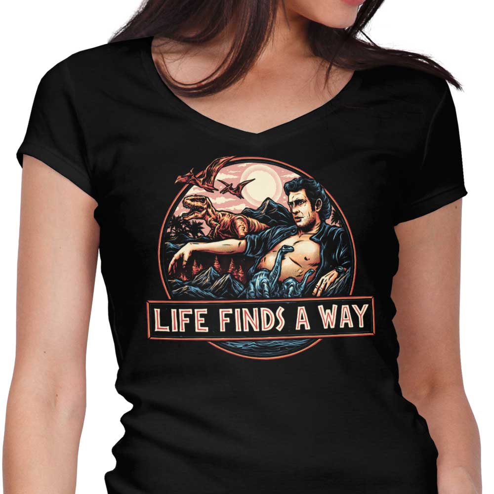 Life Finds a Way - Women's V-Neck product image 1