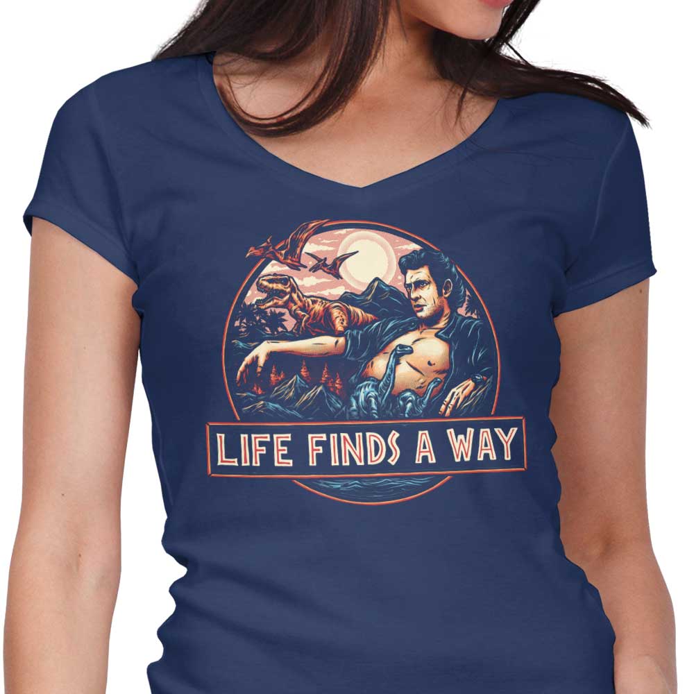 Life Finds a Way - Women's V-Neck product image 3